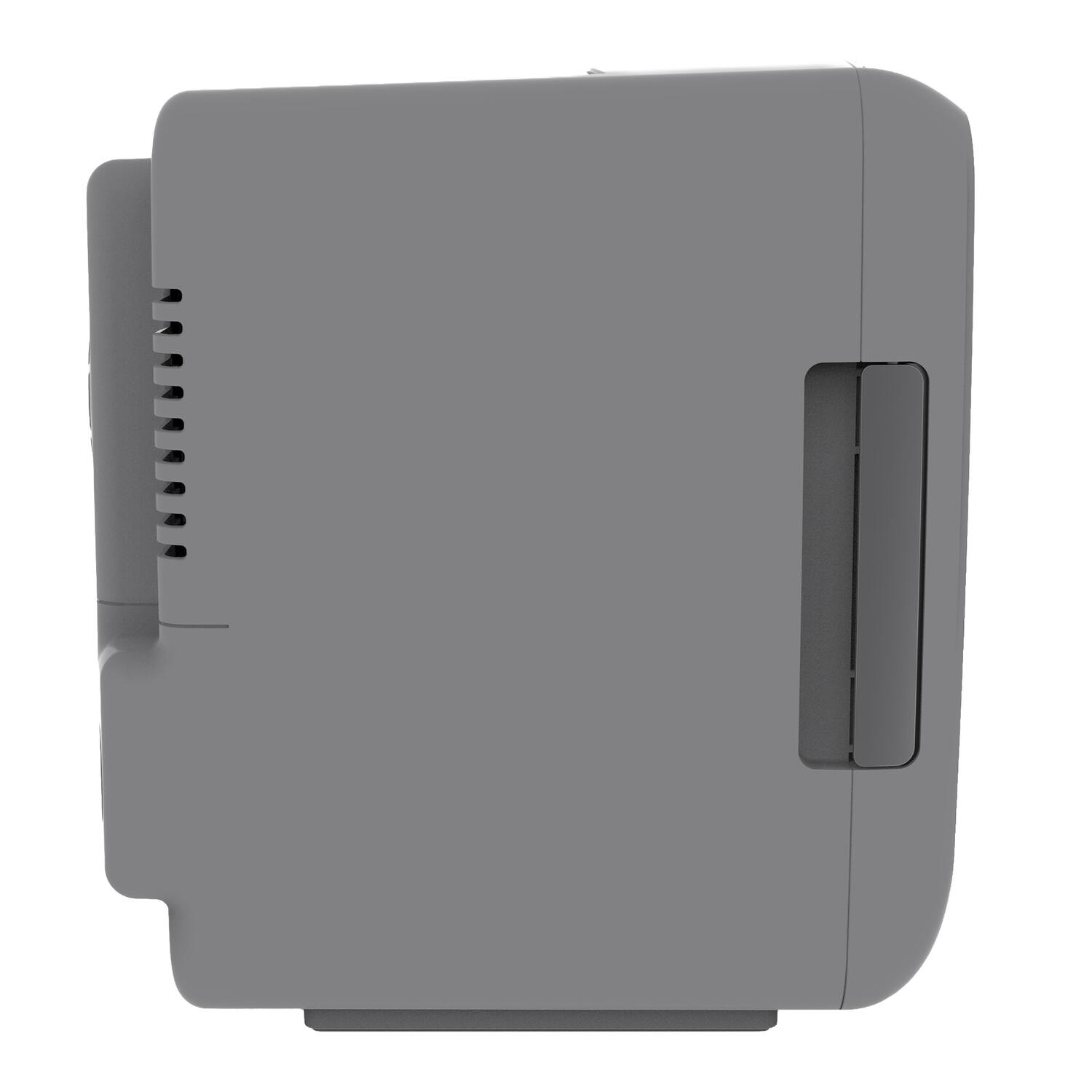 Alt View 1. Frigidaire - 0.14 Cu Ft Mini Fridge, Bluetooth Speaker Grille Door - Pewter.