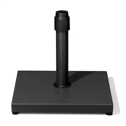 Front. Crestlive Products - Crestlive Products 45lbs Wind-Resistant Heavy Duty Patio Umbrella Base for Outdoor Use with Windproof Design - Black.