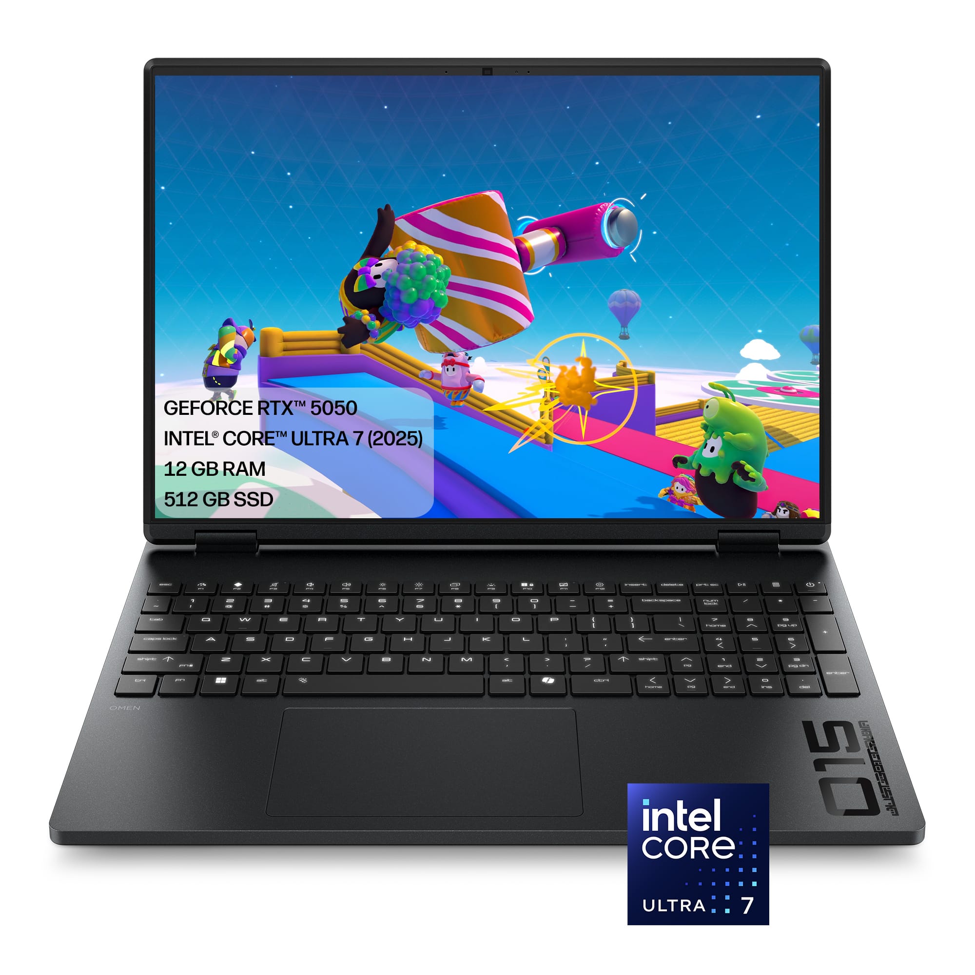 "HyperX - OMEN 15.3"" 2K 165Hz Gaming Laptop - Intel Core Ultra 7 255H (2025) - 12GB Memory - NVIDIA GeForce RTX 5050 - 512GB SSD - Shadow Black" price history on PriceWatchPro