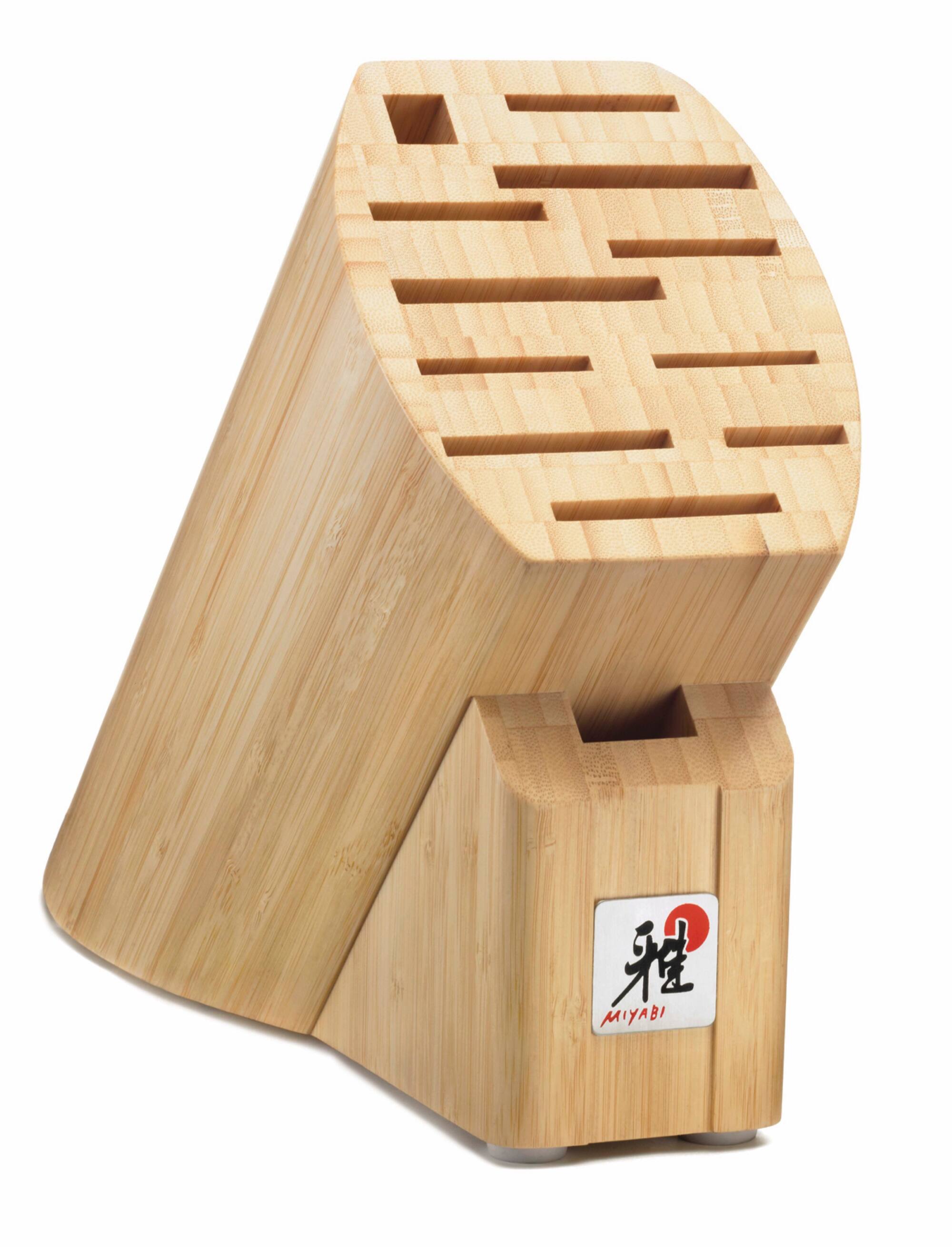 Alt View 2. Miyabi - Miyabi Birchwood SG2 7-pc Knife Block Set - Stainless Steel.