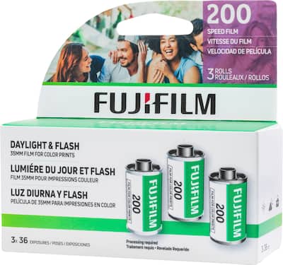 Fujifilm 135 Fujicolor 200 Color Negative Consumer Film 35mm Roll Fujifilm 135 Fujicolor 200 Color Negative Consumer Film 35mm Roll