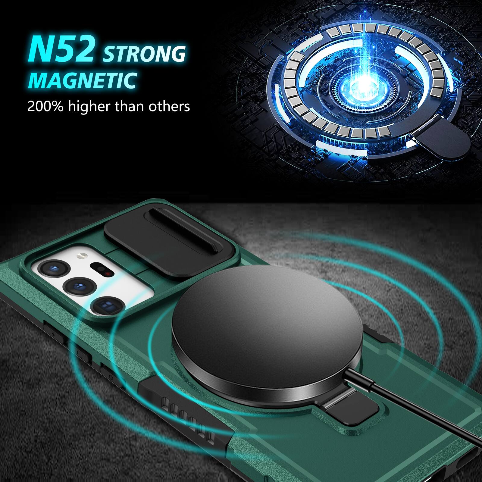 N52 STRONG MAGNETIC  
200% higher than others