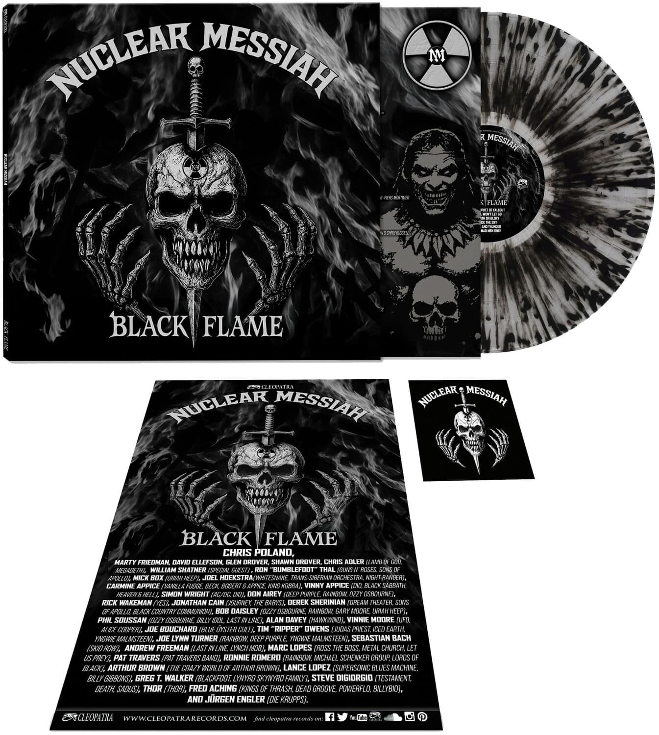 Nuclear Messiah - Black Flame   - VINYL LP price history on PriceWatchPro