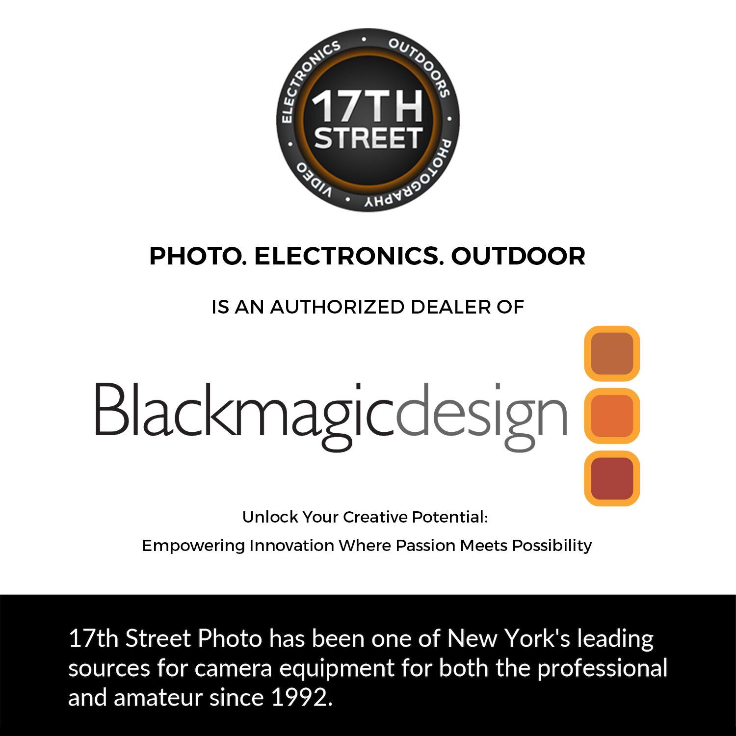 ELECTRONICS OUTDOORS 17TH STREET AIDEO PHOTOGRAPHY PHOTO. ELECTRONICS. OUTDOOR IS AN AUTHORIZED DEALER OF Blackmagicdesign

Unlock Your Creative Potential: Empowering Innovation Where Passion Meets Possibility

17th Street Photo has been one of New York's leading sources for camera equipment for both the professional and amateur since 1992.