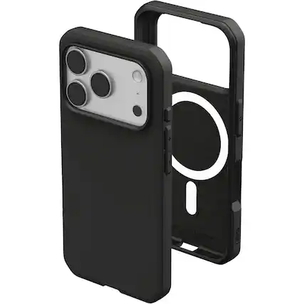 Front. PARKER SLATER - iPhone 17 Pro Civilian LT MagSafe Case, Military-Grade Protection (Black) - Black.