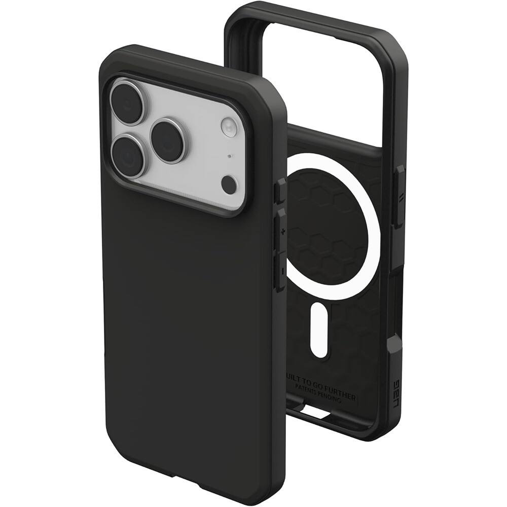 Front. PARKER SLATER - iPhone 17 Pro Civilian LT MagSafe Case, Military-Grade Protection (Black) - Black.