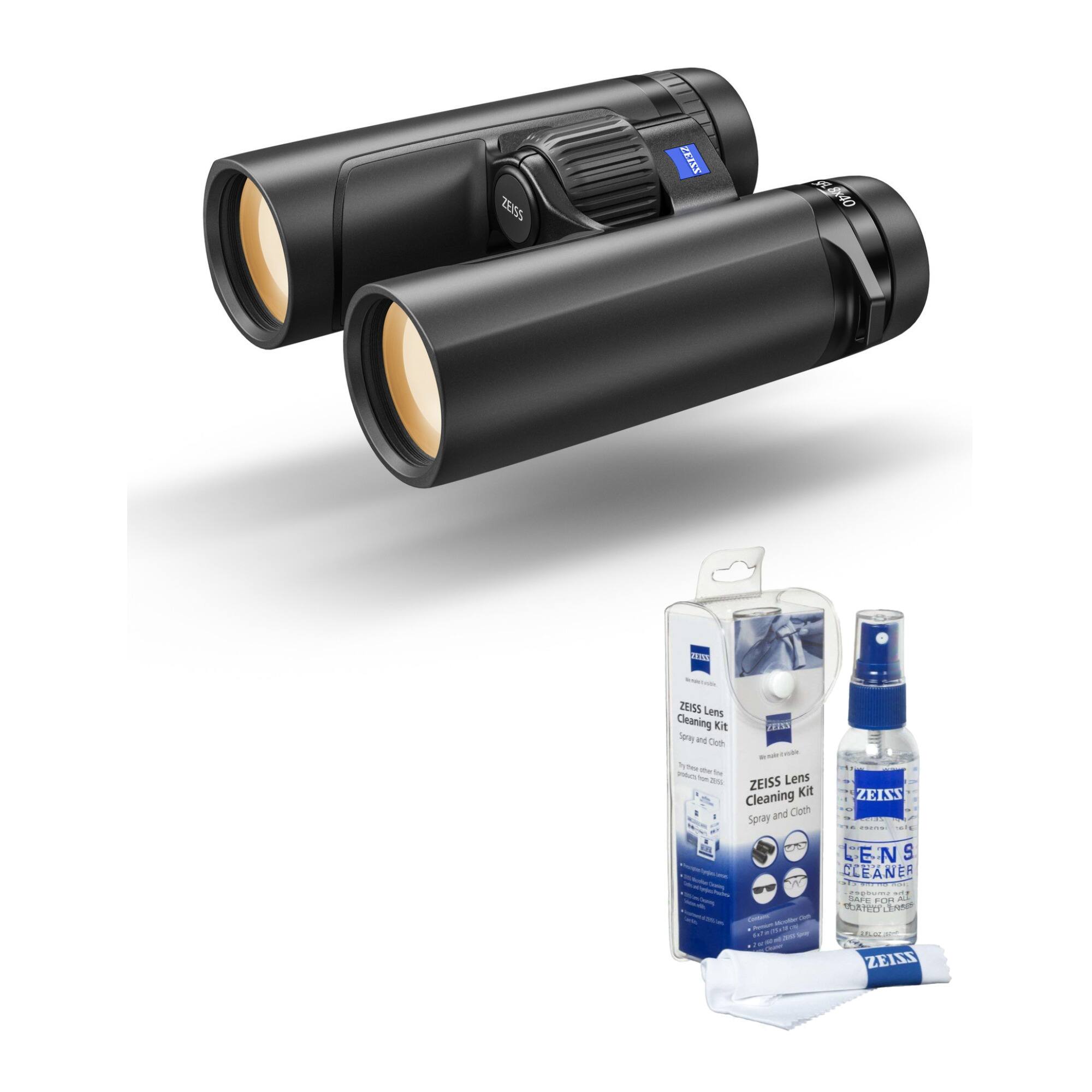 ZEISS - Optics SFL 8x40 Compact and Waterproof Binoculars with Lens Care Kit