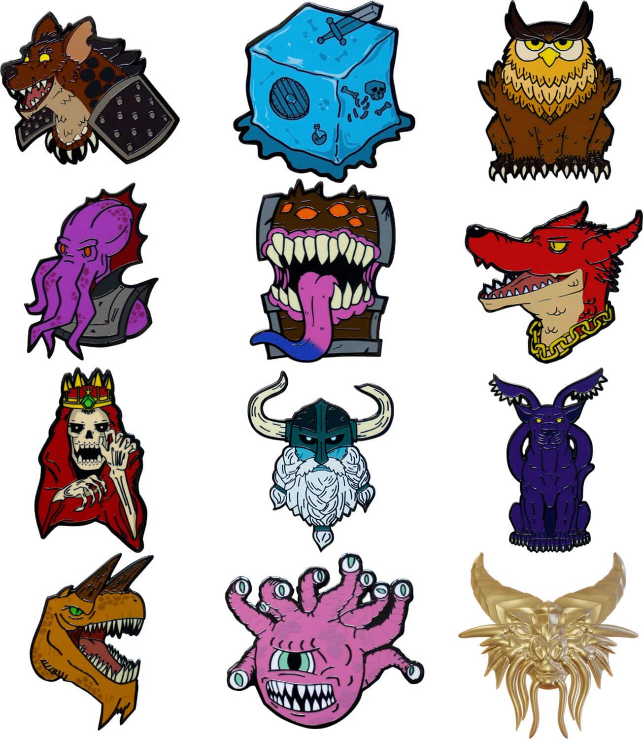 PopMarket - Dungeons & Dragons: 50th Anniversary - Mystery Pin Badge - 12ct Blind Box Display - COLLECTIBLES - Multicolor price history on PriceWatchPro