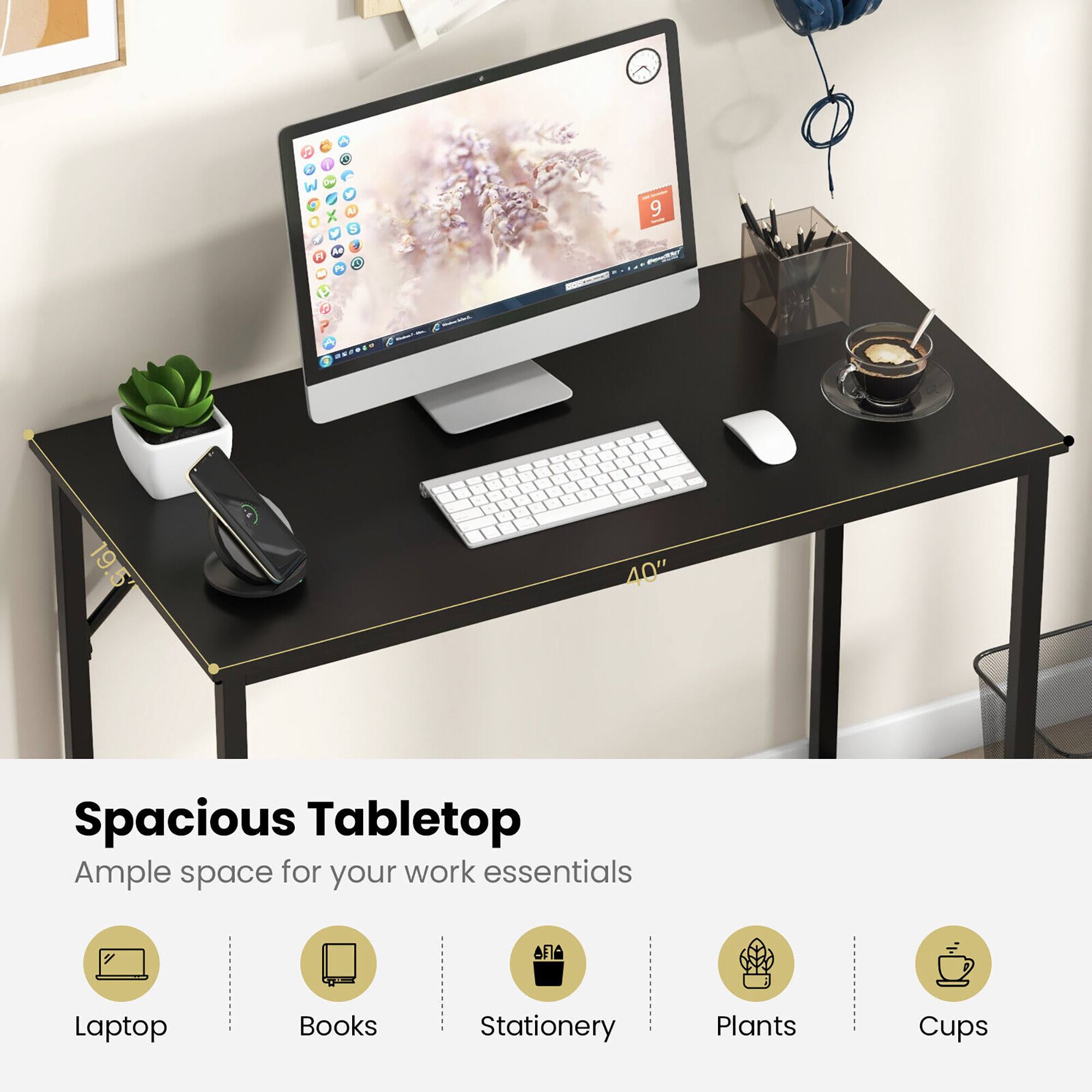 Spacious Tabletop
Ample space for your work essentials
Laptop
Books
Stationery
Plants
Cups