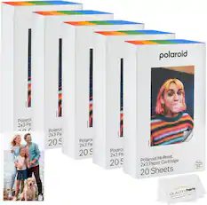 Polaroid Polaroi 2x3 Pa 20 S Polaroid Hi-Print 2x3 Paper Cartridge 20 Sheets
