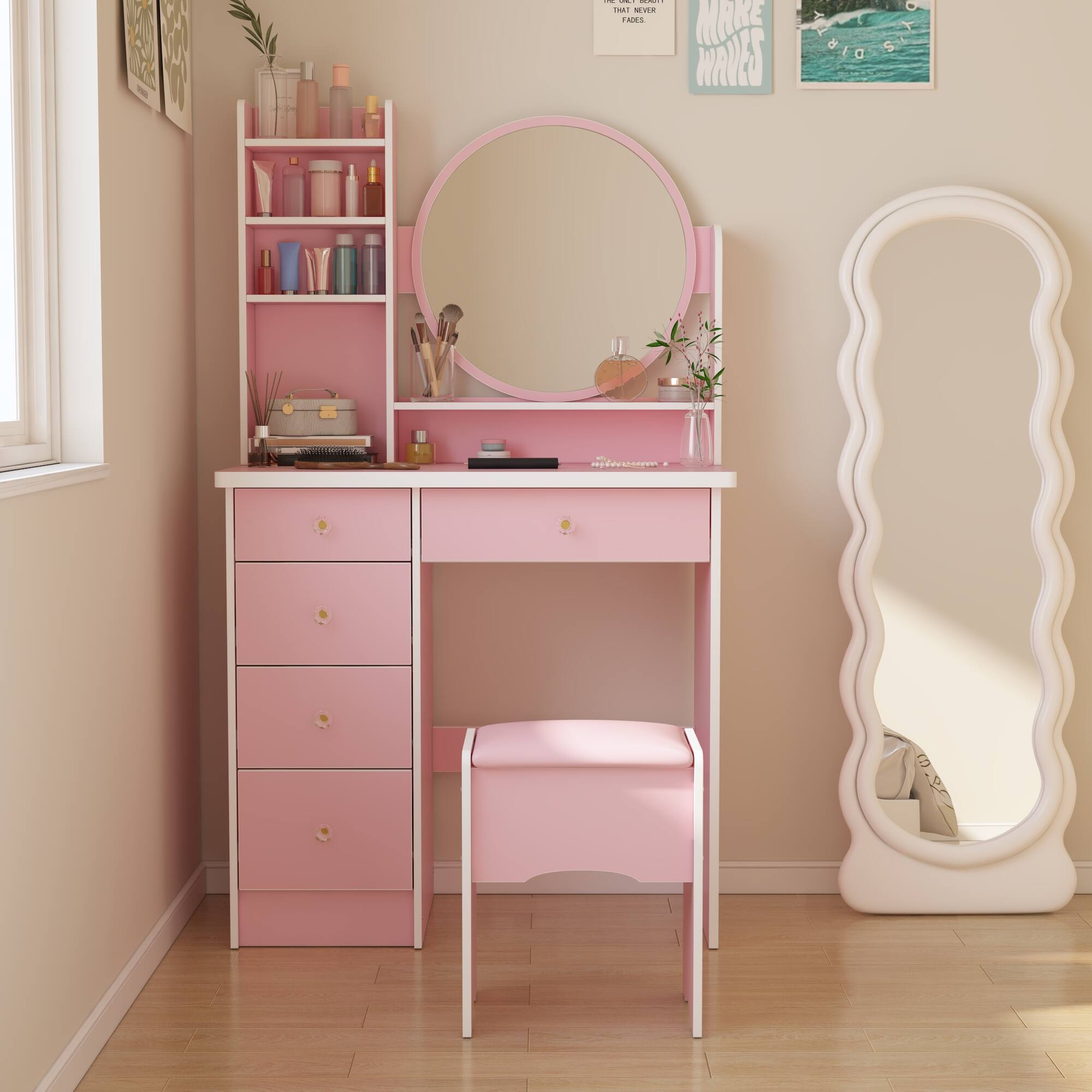 The text in the image is: "MAKE WAVES THAT NEVER FADE."