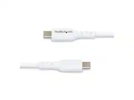 StarTech.com - StarTech 2m White USB-C Cable, 60W PD, USB 2.0, TPE Jacket, M/M