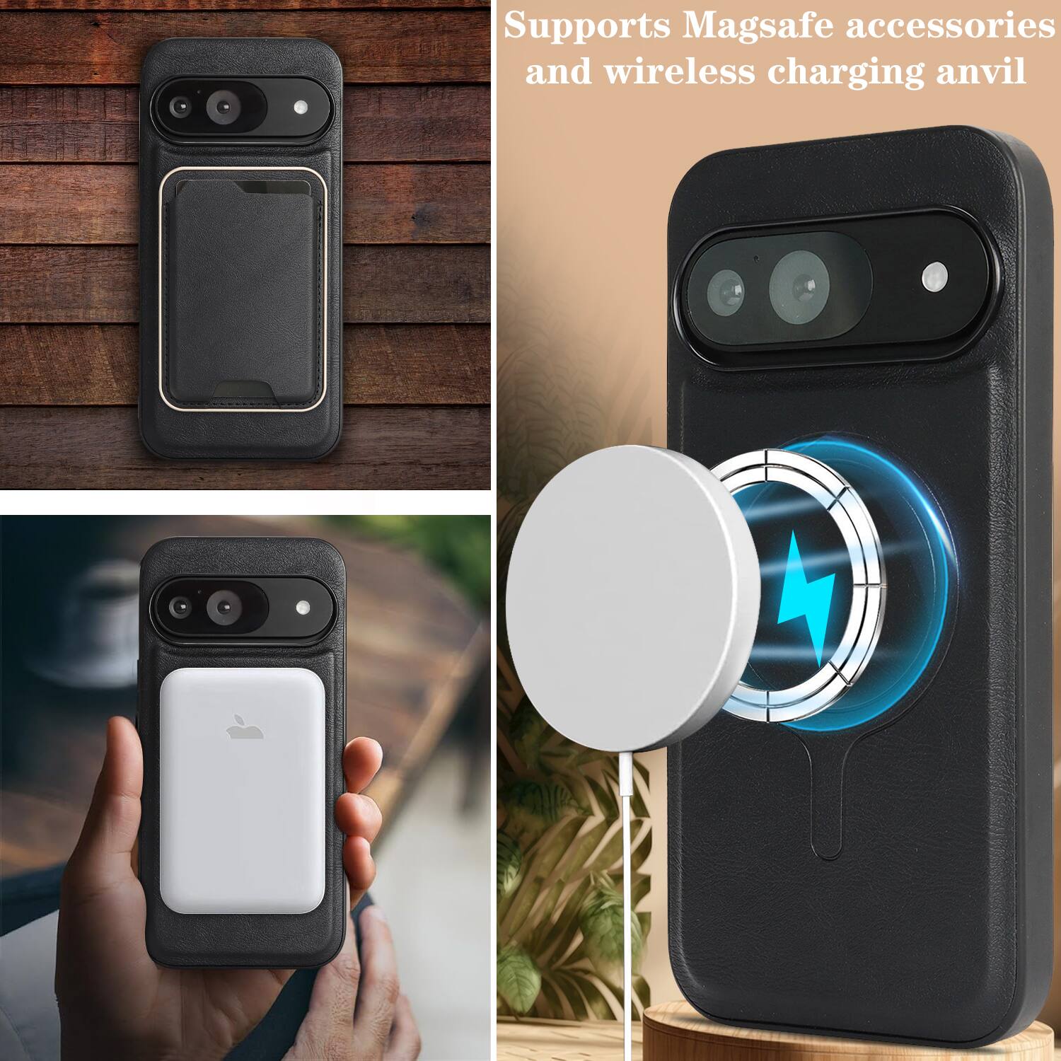 Supports MagSafe accessories and wireless charging anvil