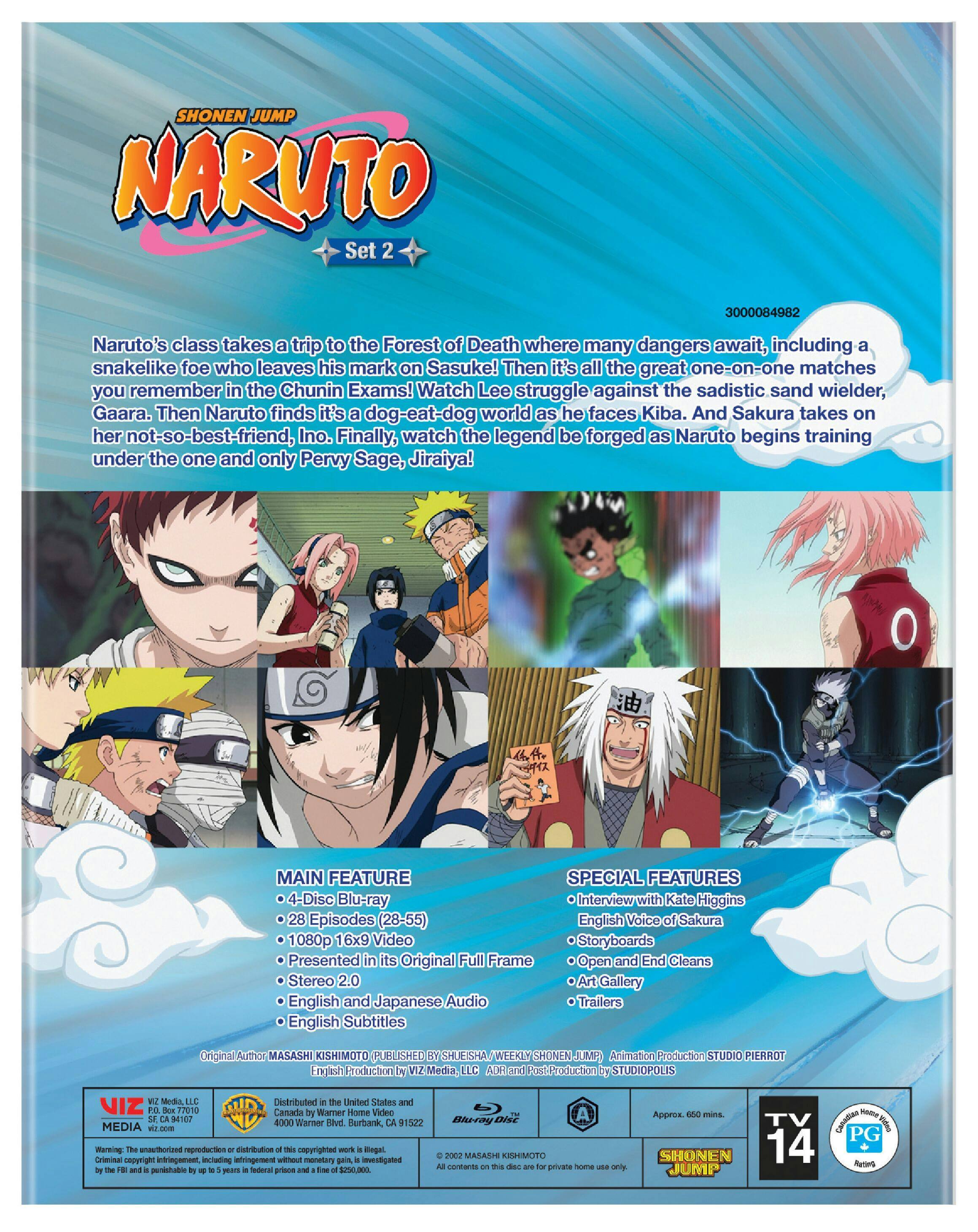 Angle. Naruto - Set 2 (Box Set) [Blu-ray].