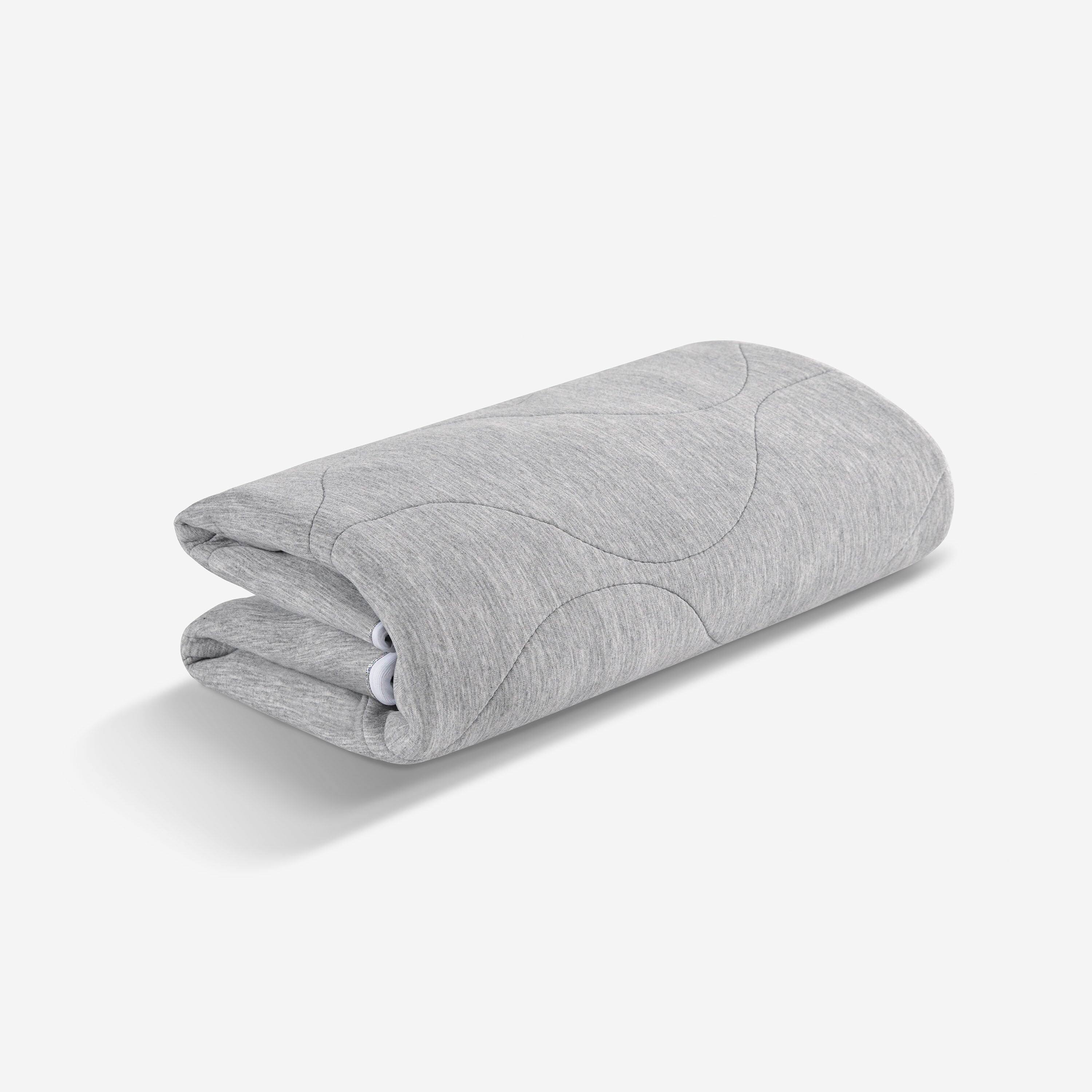 Front. Bedgear - Air-X Crib Mattress Protector - Grey, Crib/toddler - Grey.