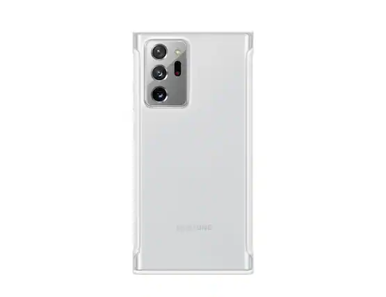 Front. Samsung - Samsung Galaxy Note 20 Ultra (N985) Clear Protective Cover I Color: White - white.