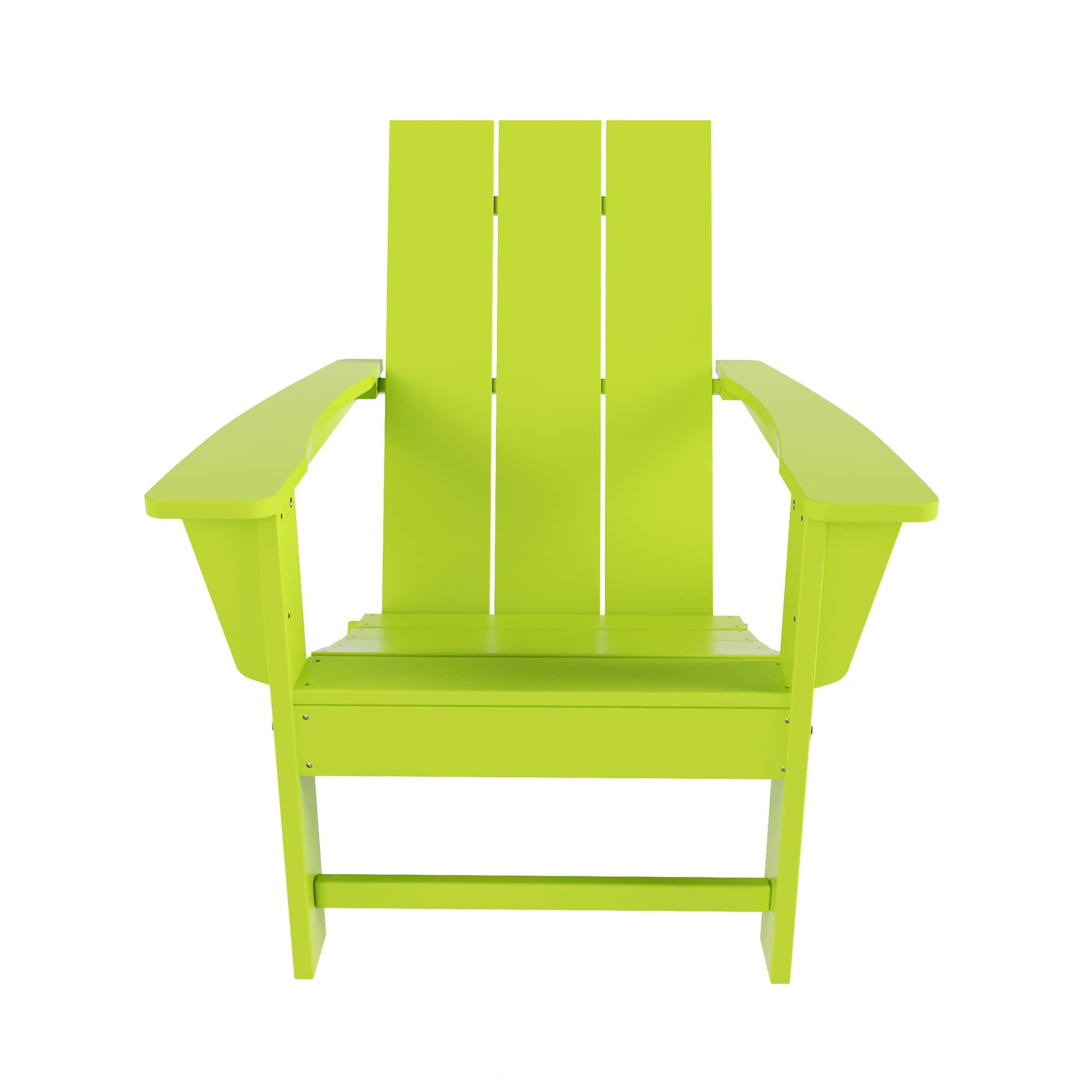 WestinTrends - Ashore Outdoor HDPE Modern Folding Adirondack Chair - Lime price history on PriceWatchPro