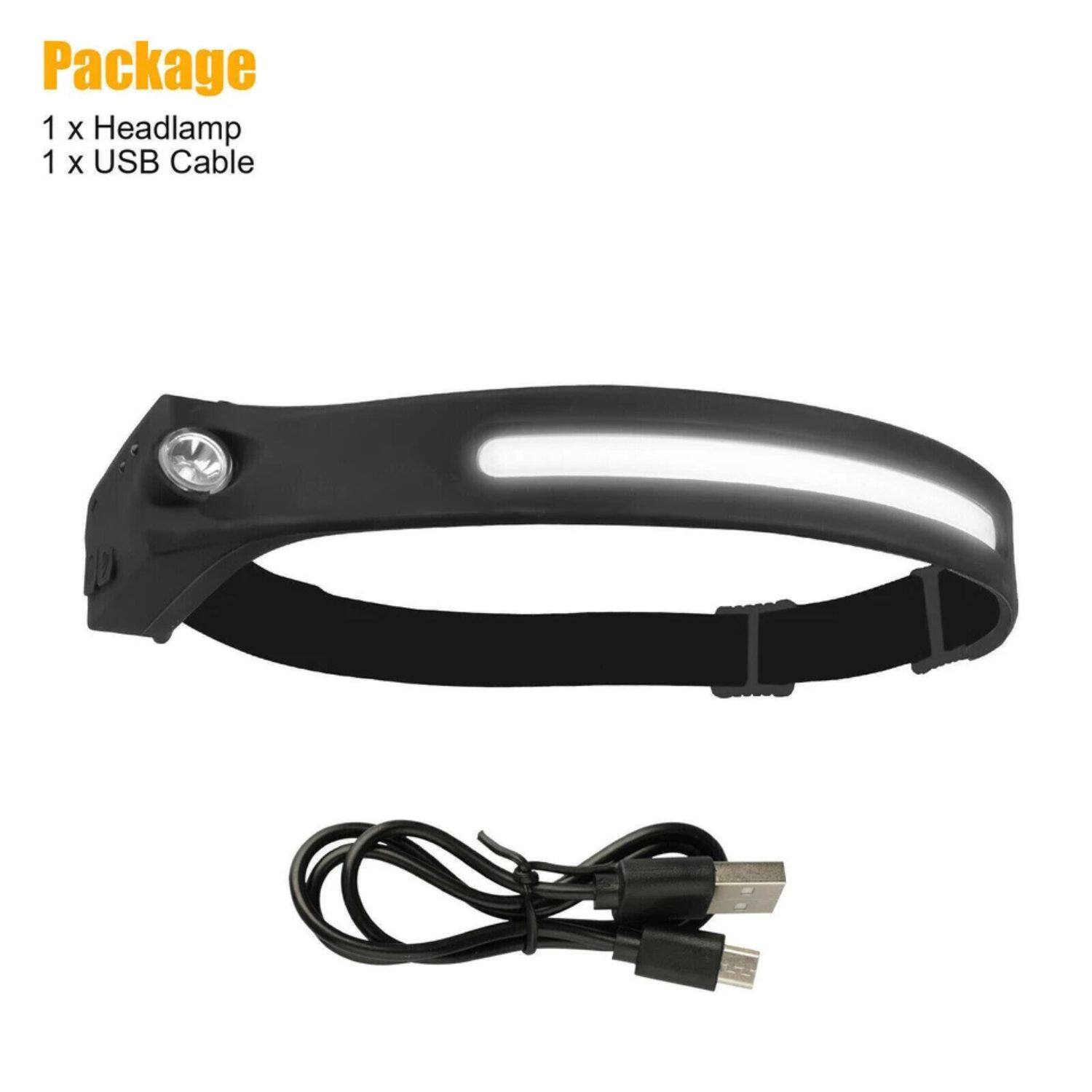 Package  
1 x Headlamp  
1 x USB Cable