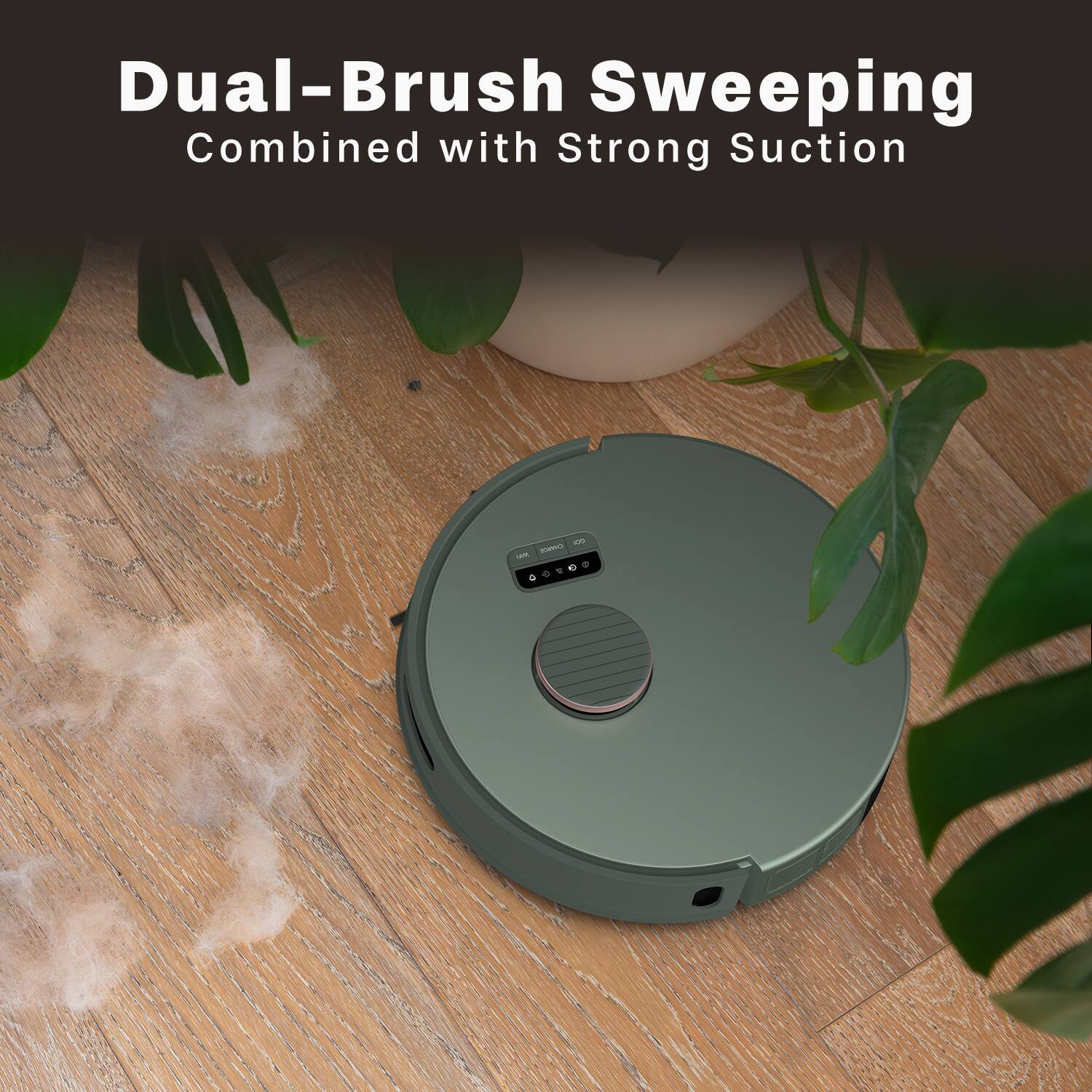 Dual-Brush Sweeping Combined with Strong Suction a CHE