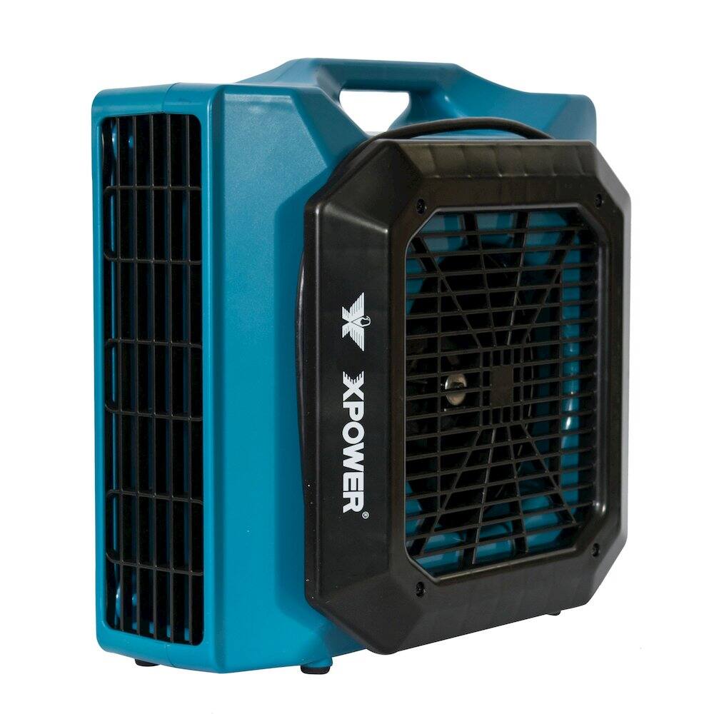 Alt View 10. XPOWER - 1/3 HP 1150 CFM 5 Speed Sealed Motor, Carpet Dryer - Blue.