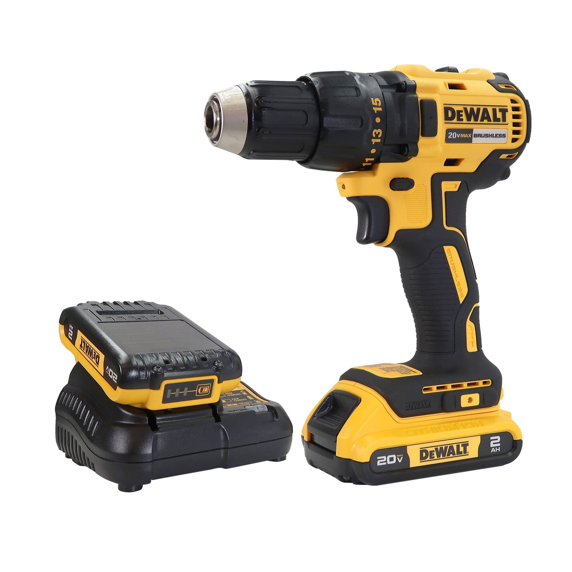 DEWALT 20V MAX BRUSHLESS C Dm GRUSHL Kn DTWALT SO1 H  
DEWALT AH 20v