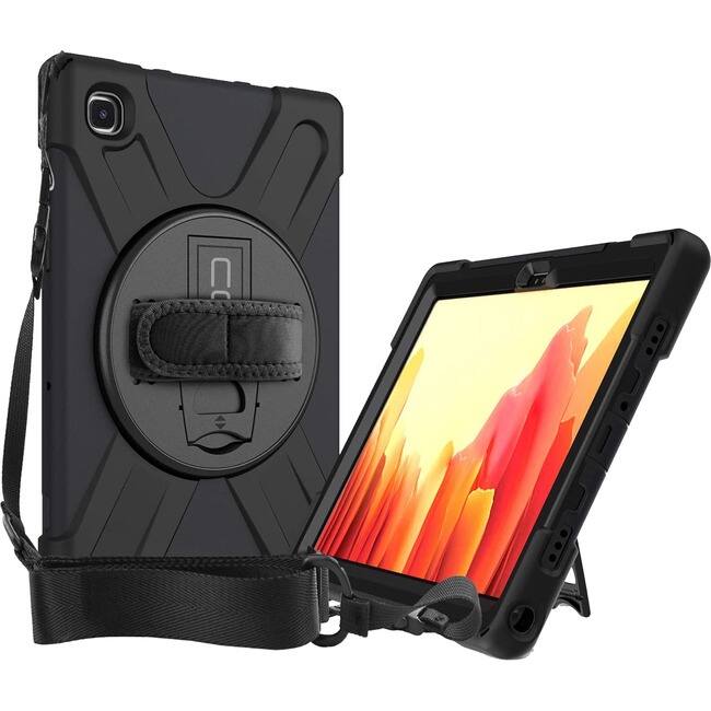 Front. CODi - CODi Rugged Case for Samsung Galaxy Tab A7 10.4" (SM-T500/505/507) - Heavy duty, shock absorbing case with reinforced - Black.