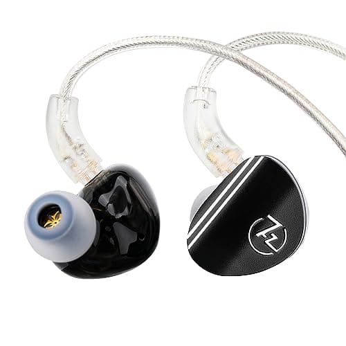 DORLUKFU - 7HZ SONUS 1DD+1BA Dual Driver in Ear Monitor, HiFi in Ear Earphone IEM, with Detachable High-end Silver-Plated OCC