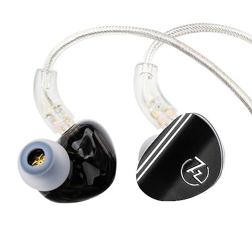 Front. Vulpecula Spade - 7HZ SONUS 1DD+1BA Dual Driver in Ear Monitor, HiFi in Ear Earphone IEM, with Detachable High-end Silver-Plated OCC.