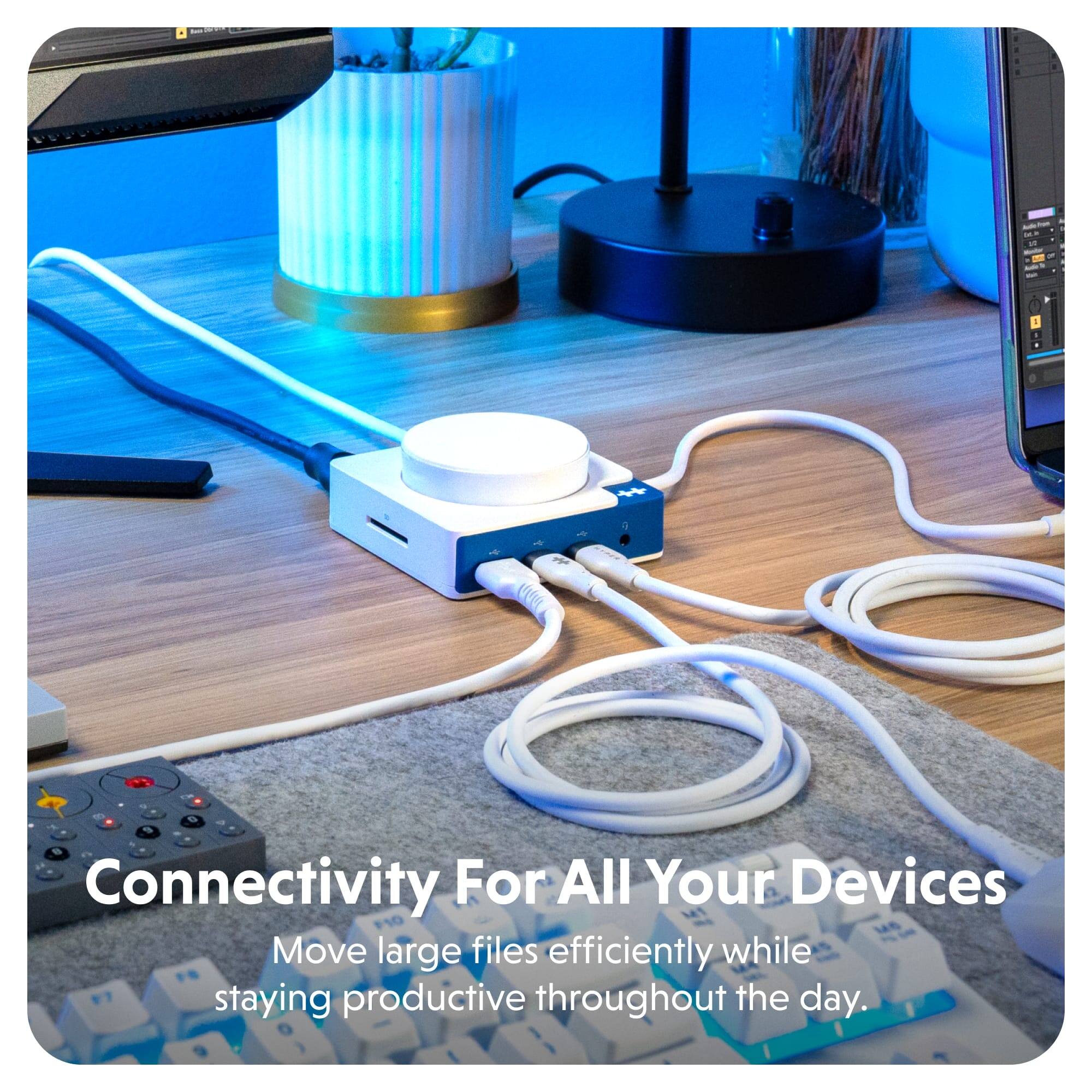 Connectivity for all your devices. Move large files efficiently while staying productive throughout the day.