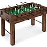 Best Choice Products - Large 54in Full-Size Foosball Table for Home, Game Room w/ 2 Balls, 2 Cup Holders - Walnut