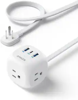 Anker - 321 Power Strip with 20W USB-C - Lightweight