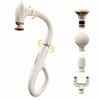 Front. SKG - DS300 Heated Massage Gun with Convertible Long Handle - Golden.