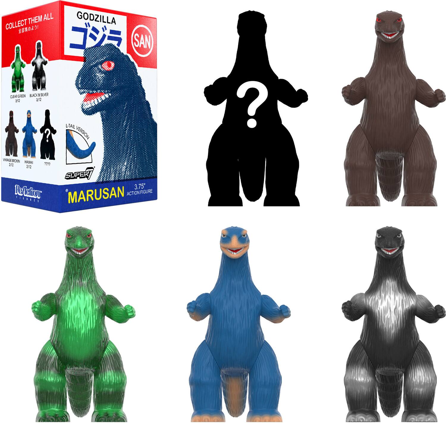 Super7 - Toho - Reaction Blind Box Wv6 - Marusan 12pc Flat - Collectibles
