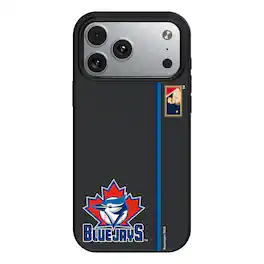 Keyscaper - MLB - Toronto Blue Jays 1997 Logo iPhone Magnetic Bump Case - 15 - Black