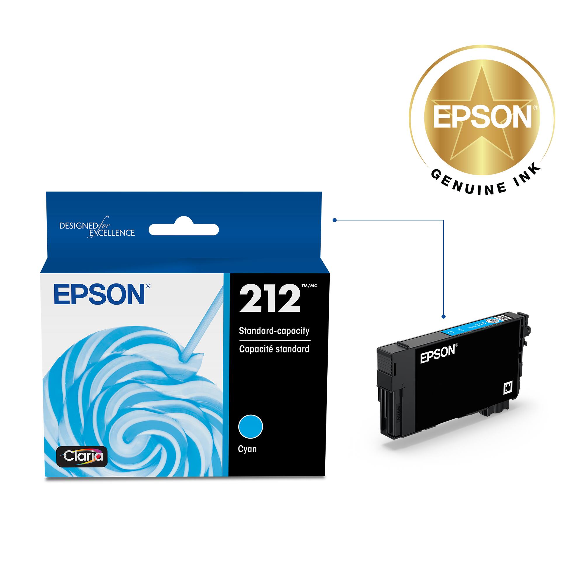 EPSON GENUINE INK - EPSON IUMA 212 Standard-capacity Cartridge - Claria Cyan