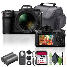 Nikon - Z6 III Mirrorless Camera With 24-70mm f/4 S Lens + 64GB Memory Card Bundle - Black