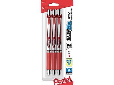 2177 PEN CEL RTX ENERGEL RED INK MEDIUM 0.7MM  
Pentel  
ENERGEL  
RTX  
MEDIUM 0.7MM  
RED INK  
SMOOTH WRITING INK  
QUICK DRY  
NO BLEED