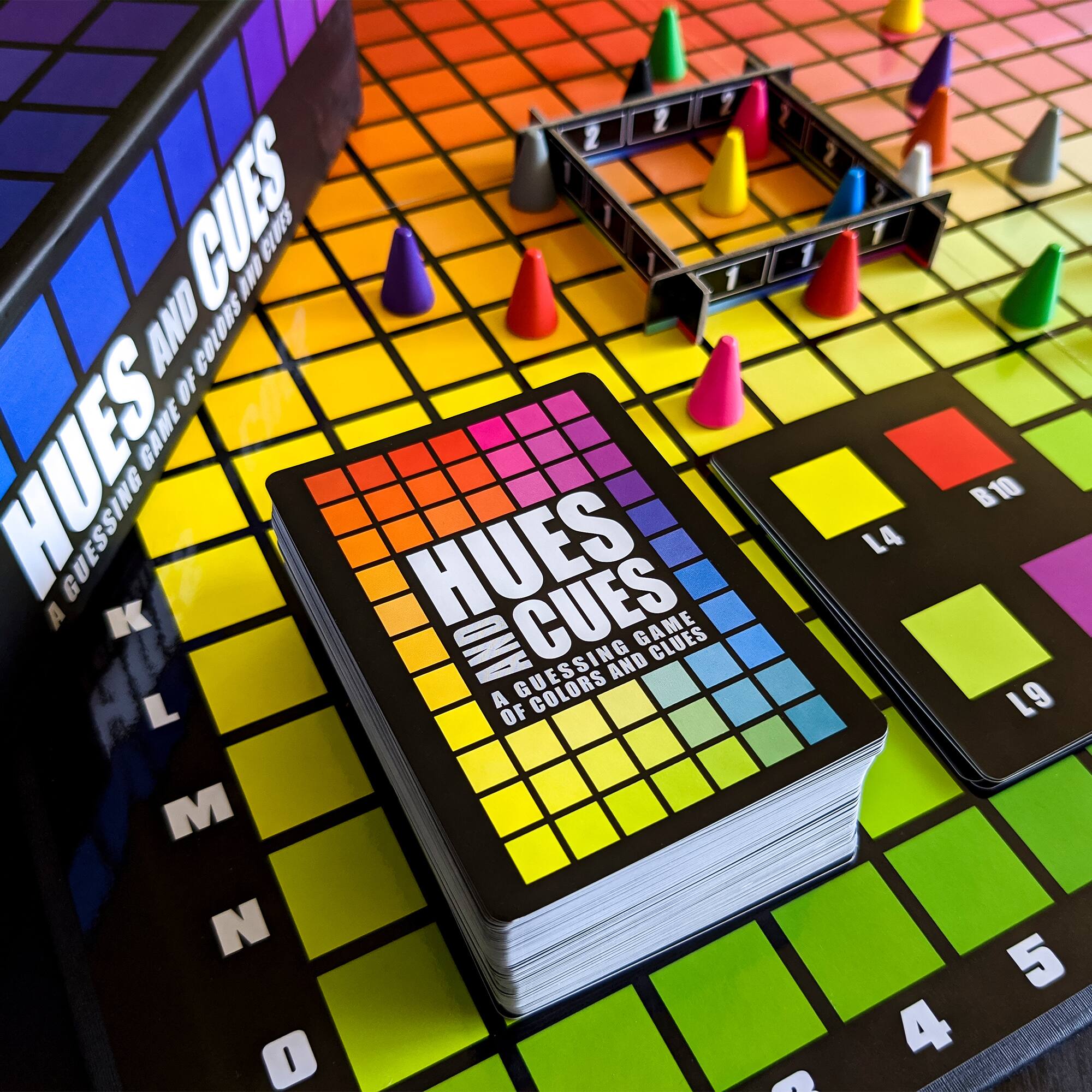 Hues and Cues: A Guessing Game of Colors and Hues.