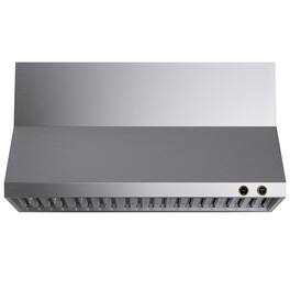 Kucht - 60 inches - Externally Vented - Wall Range Hood - Stainless Steel & Gold