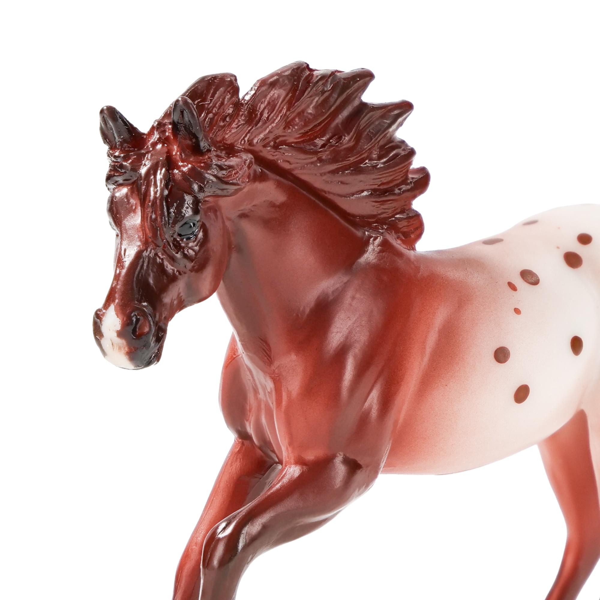 Alt View 2. Breyer - Breyer Stablemates Horse Crazy 1:32 Scale Model Horse | Appaloosa - Purple.