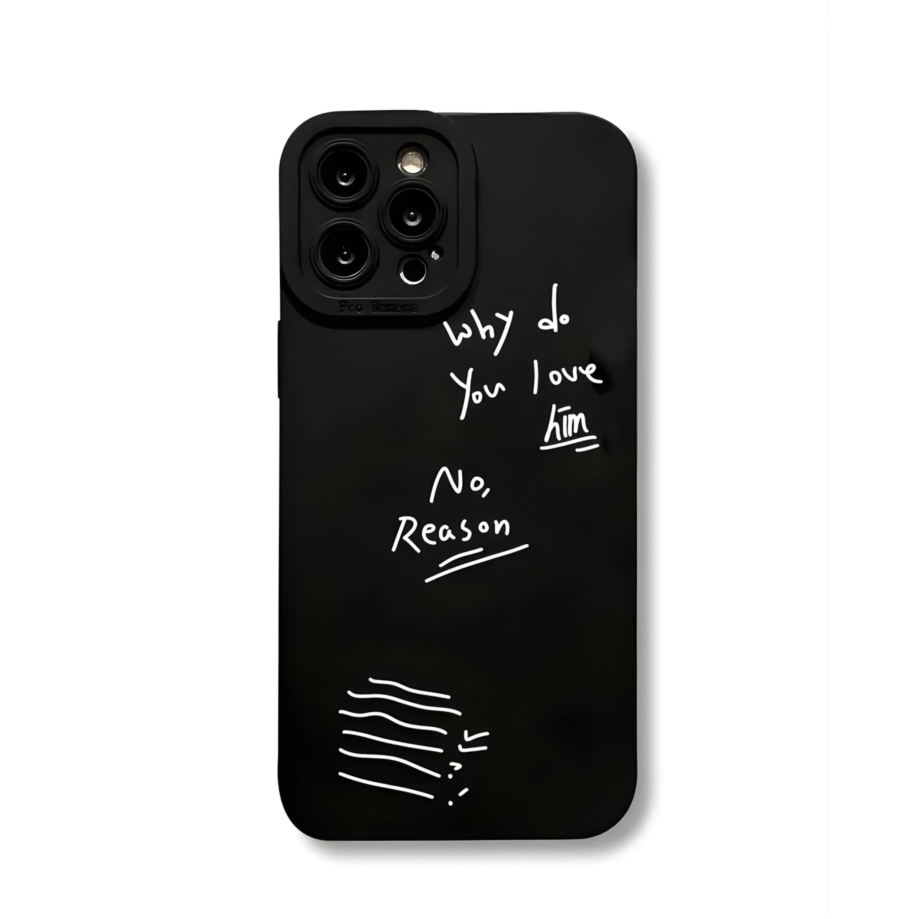 Why do you love him? No reason.