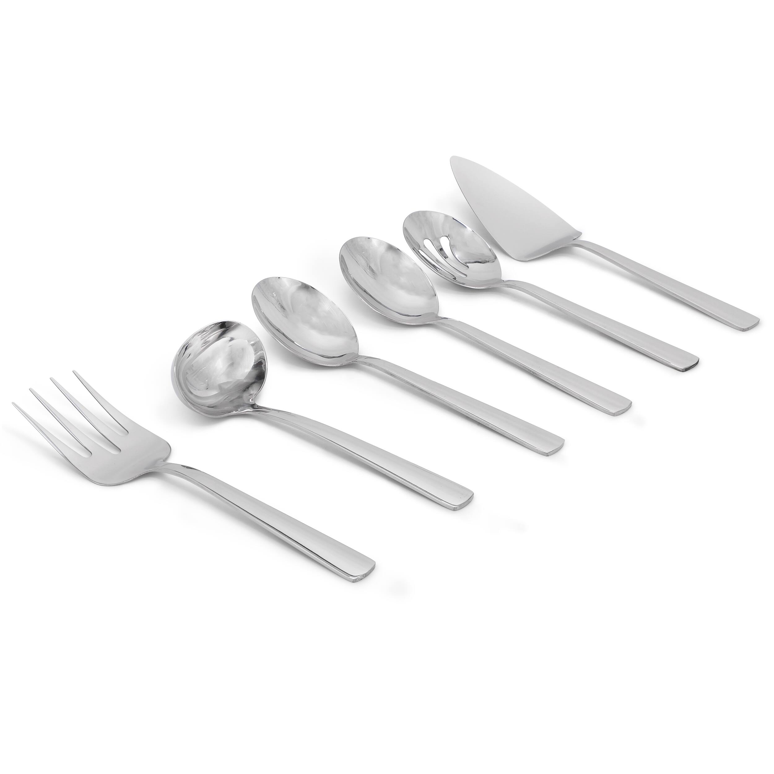 Alt View 1. Oster - Oster Eastleigh 6 Piece Stainless Steel Hostess Set with Mirror Polish Finish - Silver.