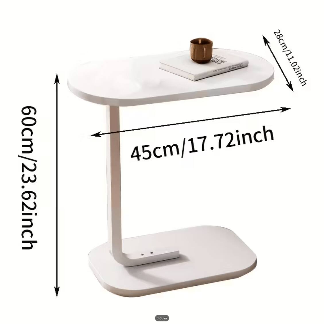 60cm/23.62inch  
45cm/17.72inch  
28cm/11.02inch