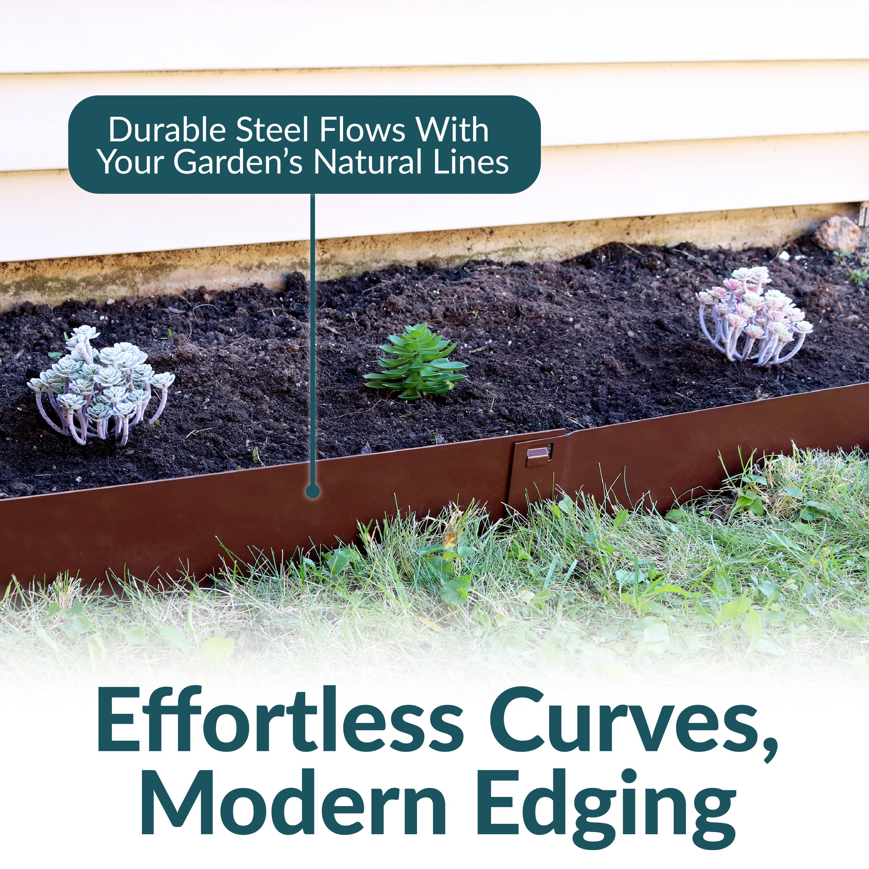 Durable Steel Flows With Your Garden's Natural Lines

Effortless Curves, Modern Edging