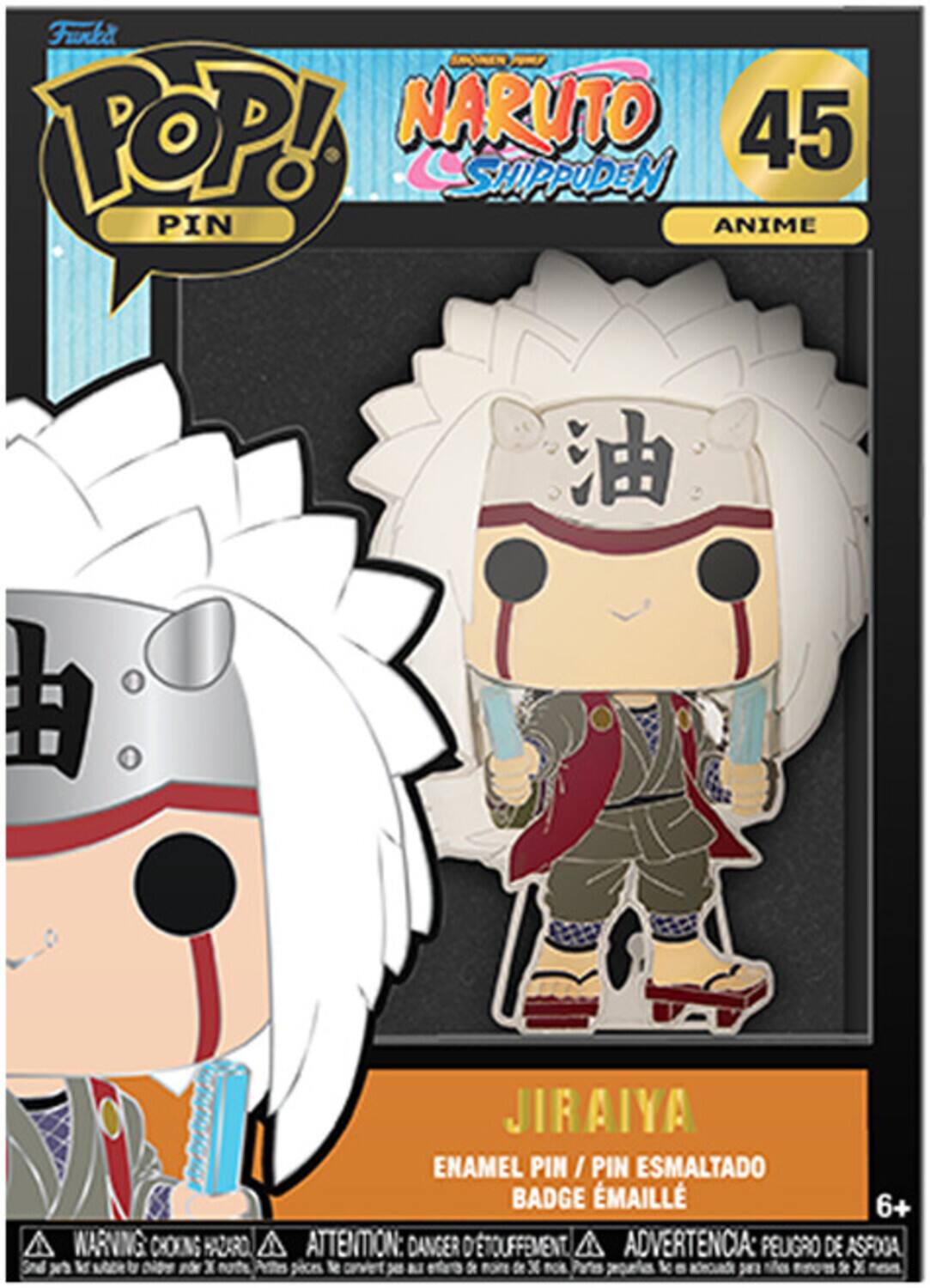 Funko - POP! PINS NARUTO: JIRAIYA - APPAREL - Multicolor
