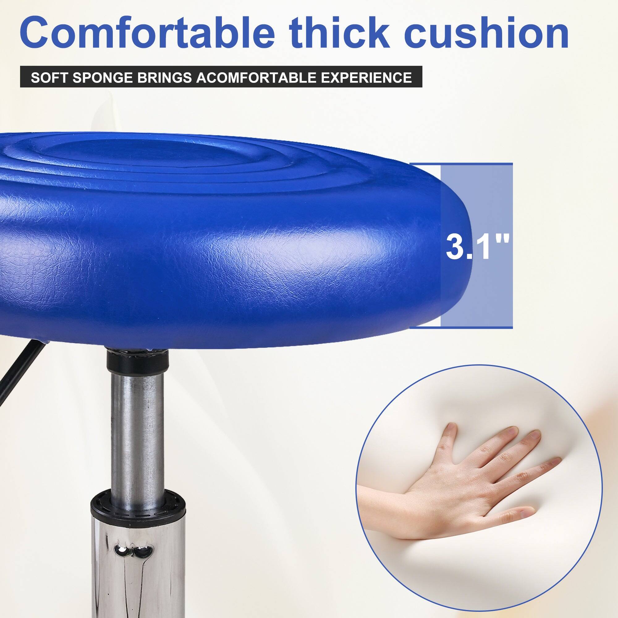 Comfortable thick cushion  
SOFT SPONGE BRINGS A COMFORTABLE EXPERIENCE  
3.1"