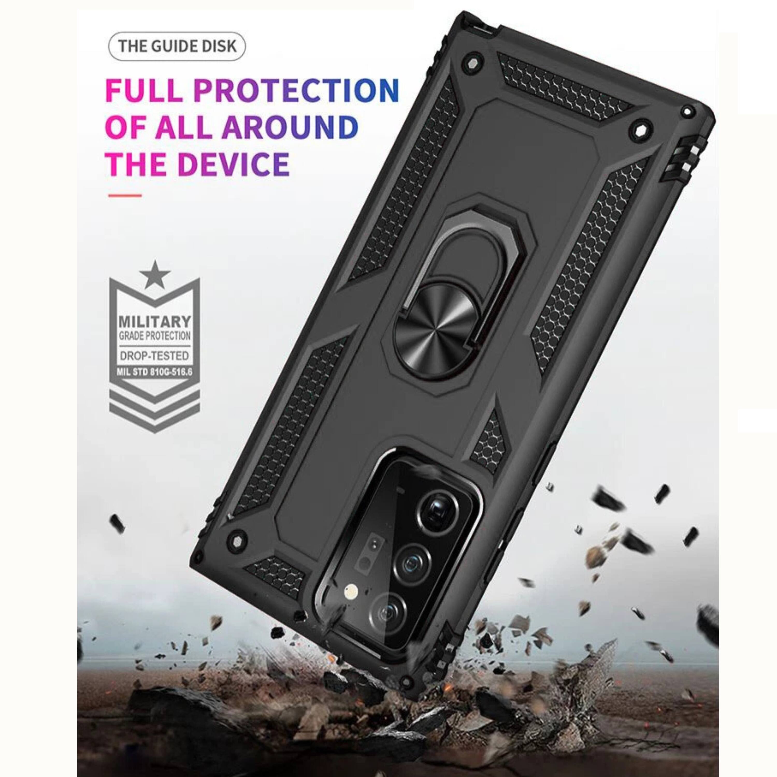 The Guide Disk  
Full Protection of All Around the Device  
Military Grade Protection  
Drop-Tested  
MIL STD 810G-516.6