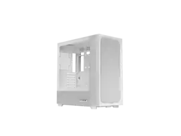 TRYX - FLOVA Case Mid-Tower, CrossFlow Fan, Tool-Free Build, 58L Spacious Design, Supports RTX 5090 GPU & 360mm Liquid Cooling - White