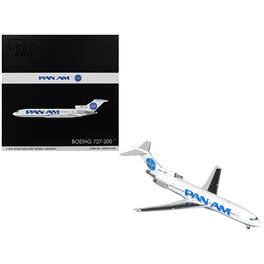 Boeing 727-200 Commercial Aircraft "Pan American World Airways" White w/Blue Graphics 1/200 Model Airplane by GeminiJets