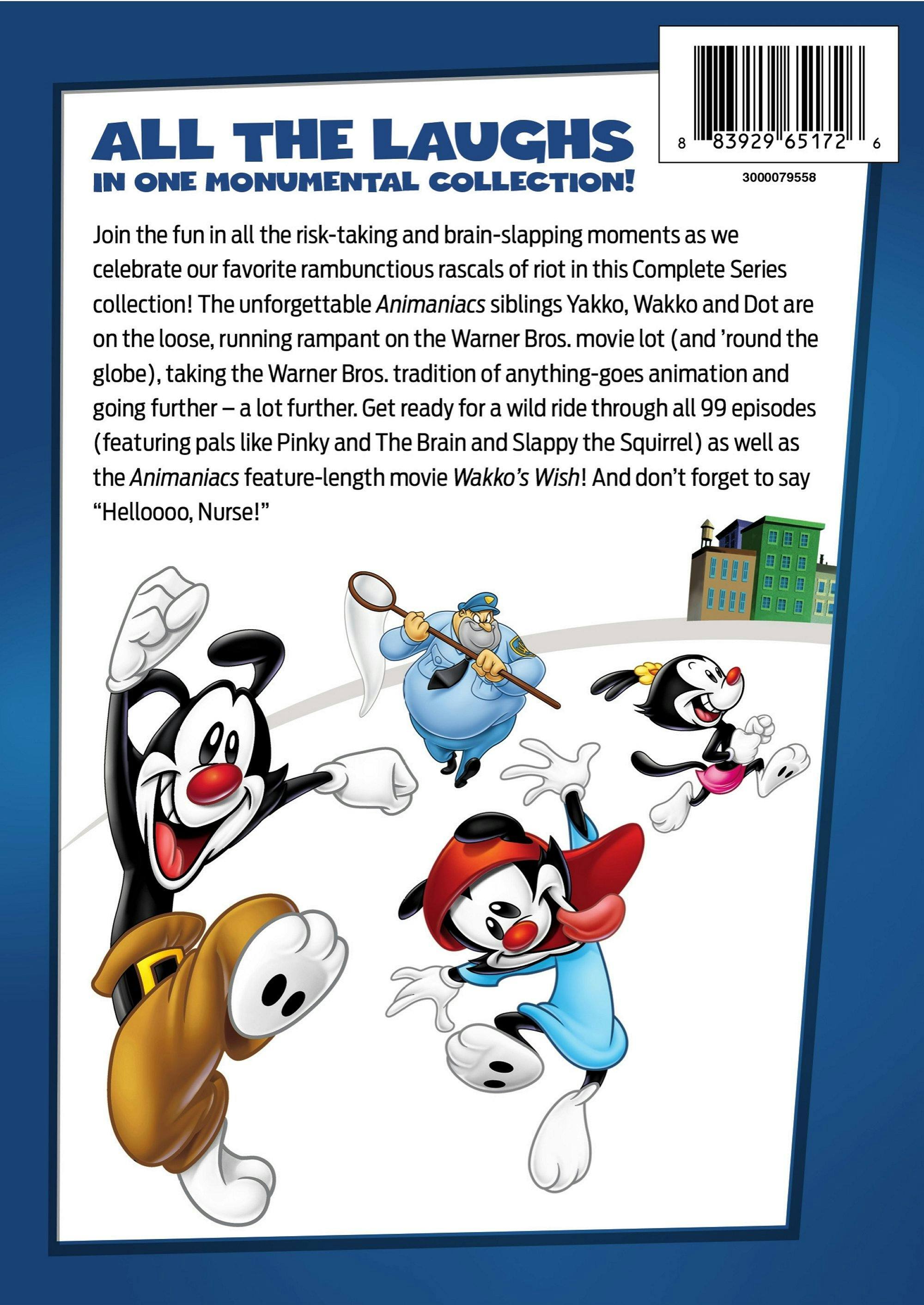 Angle. Steven Spielberg Presents Animaniacs: The Complete Series (Box Set) [DVD].